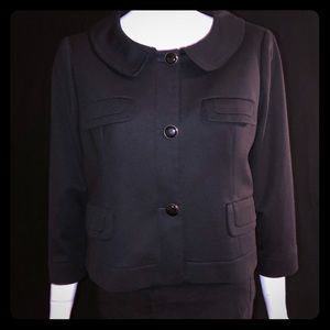 Ann Taylor Loft cropped half sleeve blazer